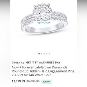 2-1/2 ct tw
Disclaimer
·
14K White Gold